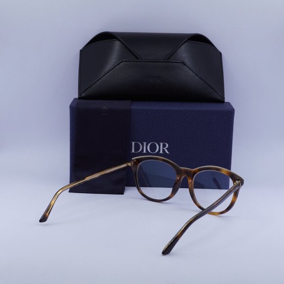 🕶️ New Dior MONTAIGNE 41 0C9C 00 Eyeglasses - Havana Frame 52mm - Picture 9 of 9
